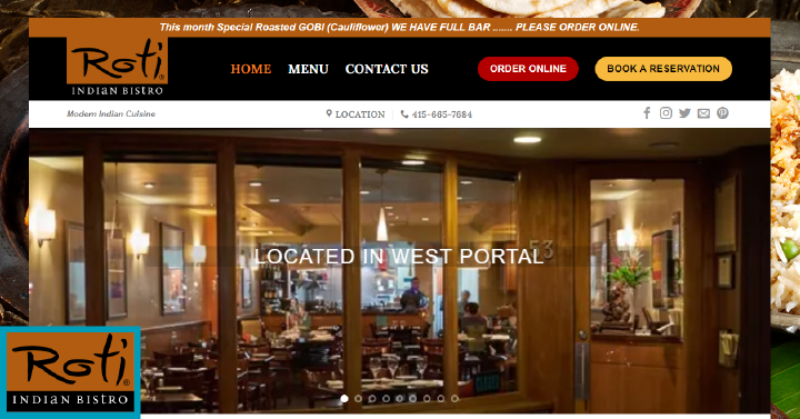Roti Indian Bistro