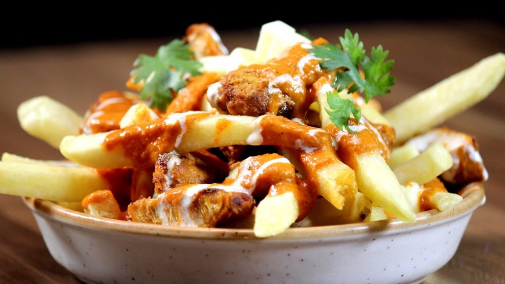 butter chicken poutine