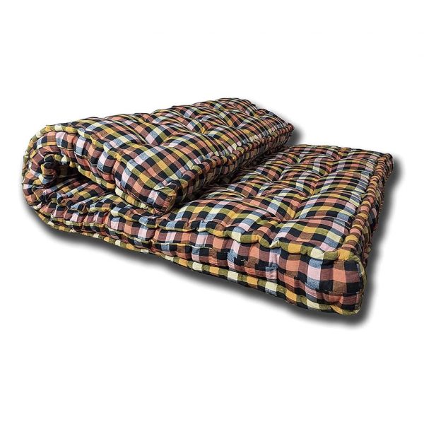 Indian Cotton Mattress- 72 inches x 36 inches x 4 inches - Medium Soft Cotton Mattress - Image 3