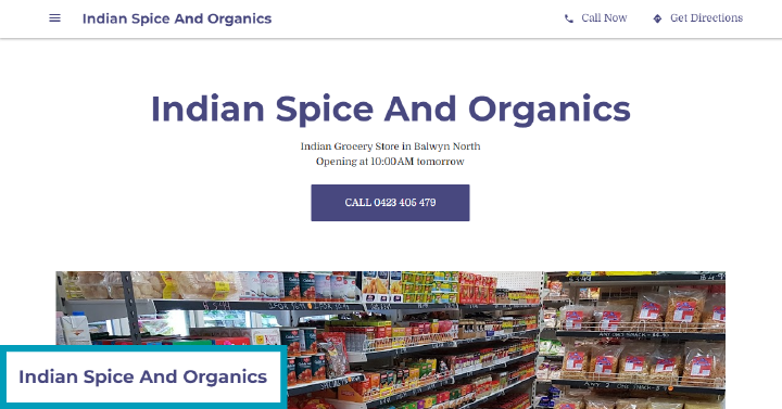 Indian Spice And Organics